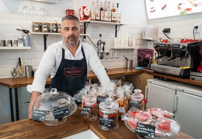 The founder of Baci Dolci - Hristov