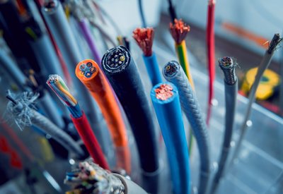 Electrical equipment. Background and texture